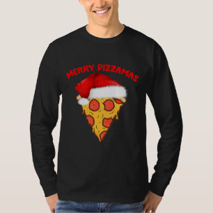 Merry Pizzamas Pizza Pajamas kerstcadeaus  T-shirt