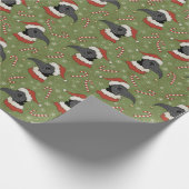 Merry Plaguemas. Cadeaupapier (Hoek)