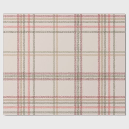 Merry Plaid Medley Cadeaupapier (Vlak)