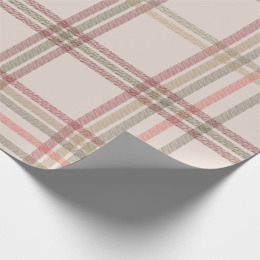 Merry Plaid Medley Cadeaupapier (Hoek)