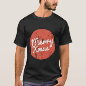 Merry Pocket T-shirt Design Vakantie Cadeaus Xmas  (Voorkant)