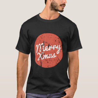 Merry Pocket T-shirt Design Vakantie Cadeaus Xmas 