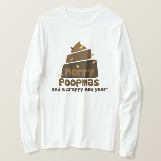 Merry Poopmas T-shirt (Design voorkant)