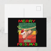 merry possumas briefkaart (Voorkant / Achterkant)