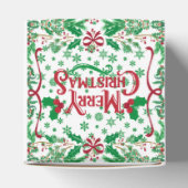 Merry Prettige feestdagen Bedankdoosjes (Bovenkant)