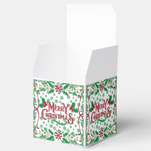 Merry Prettige feestdagen Bedankdoosjes (Geopend)