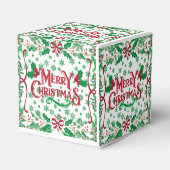 Merry Prettige feestdagen Bedankdoosjes (Achterkant)