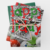 Merry Prettige feestdagen Inpakpapier Vel (In situ)