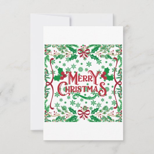 Merry Prettige feestdagen Save The Date (Voorkant)