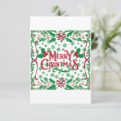 Merry Prettige feestdagen Save The Date (Staand voorkant)