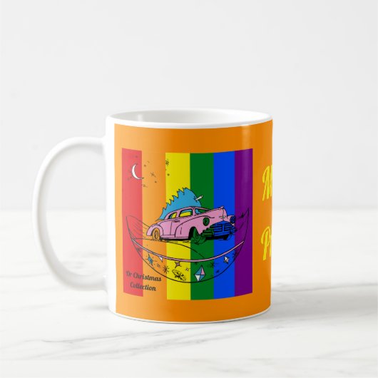 Merry Pride Car Koffiemok (Links)