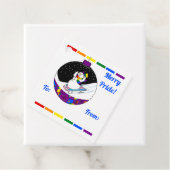 Merry Pride Snowman Bedankjes Labels (In situ)