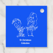 Merry Pride Snowman Bedankjes Labels (Achterkant)