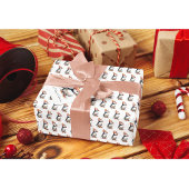 Merry Puffin Cadeaupapier