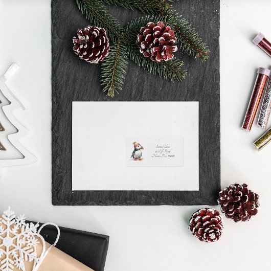 Merry Puffin Etiket