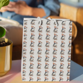 Merry Puffin Medium Cadeauzakje