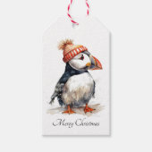 Merry Puffin, op maat Cadeaulabel (Voorkant)