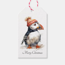 Merry Puffin, op maat Cadeaulabel
