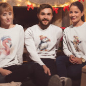 Merry Puffin, op maat Hoodie