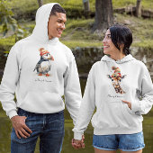Merry Puffin, op maat Hoodie