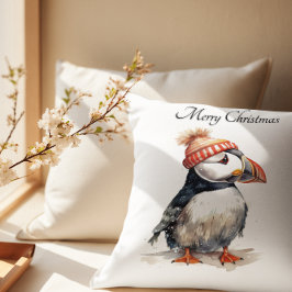 Merry Puffin, op maat Kussen