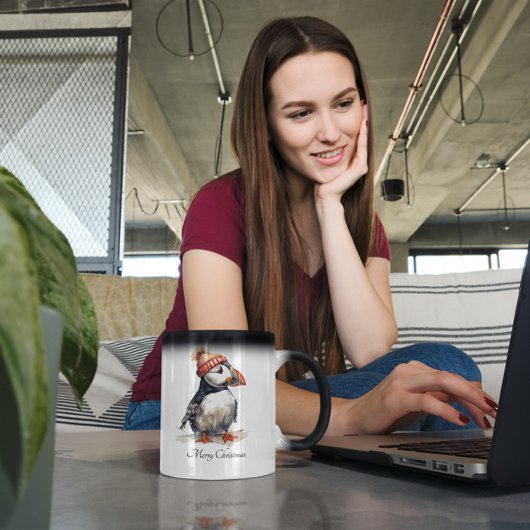 Merry Puffin, op maat Magische Mok