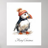 Merry Puffin, op maat Poster (Voorkant)