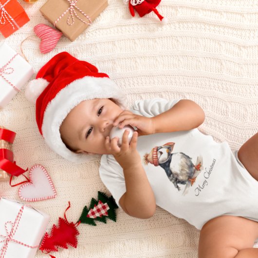 Merry Puffin, op maat Romper