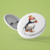 Merry Puffin, op maat Ronde Button 3,2 Cm