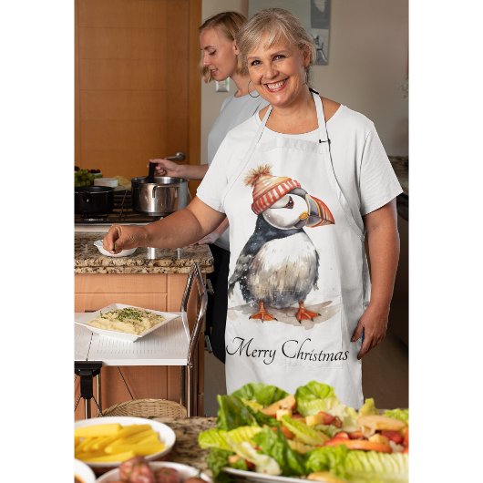 Merry Puffin, op maat Schort