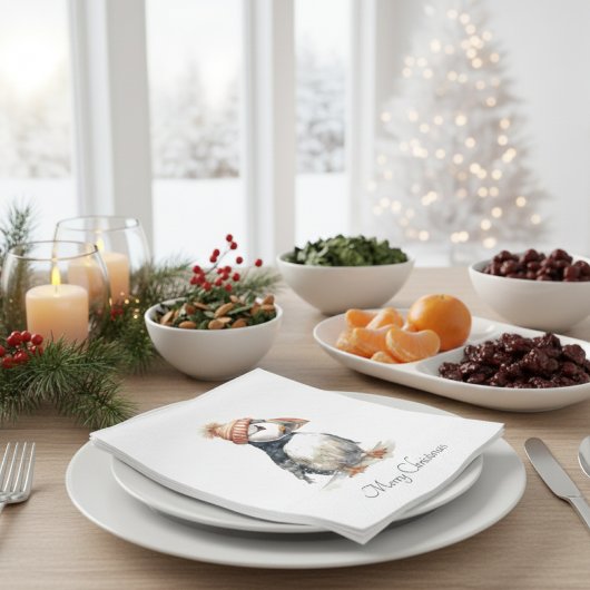 Merry Puffin, op maat Servet