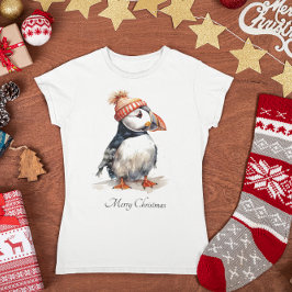 Merry Puffin, op maat T-shirt