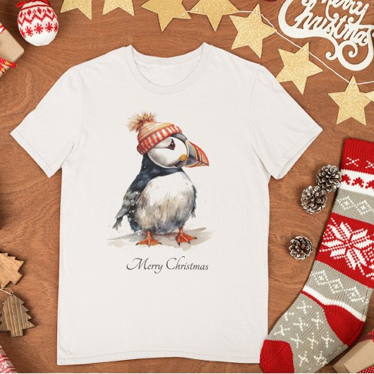 Merry Puffin, op maat T-shirt
