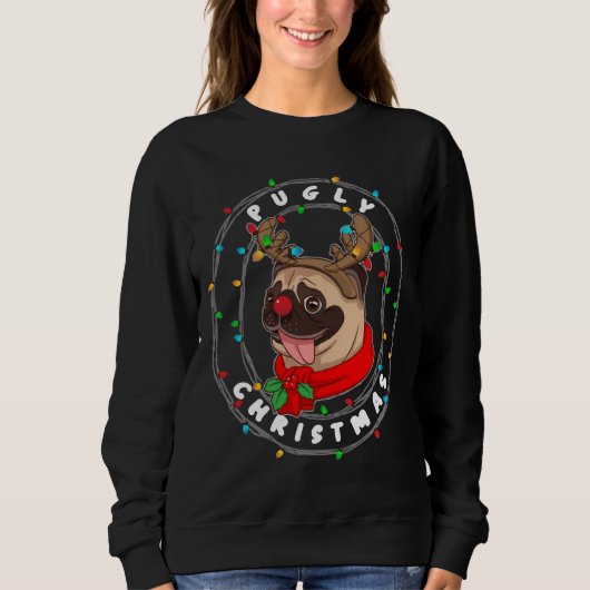 Merry pugmas Classic T-Shirt 189 (Voorkant)