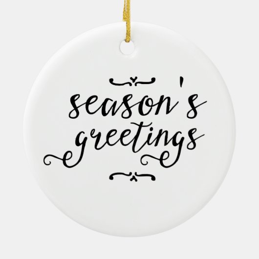 Merry Pugmas kerstversiering Keramisch Ornament (Achterkant)