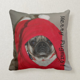 Merry Pugmas. Kussen