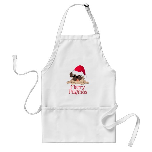 Merry Pugmas Standard-Schort Standaard Schort (Voorkant)
