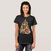 Merry Pugmas Tree Pug Christmas Pug T-shirt (Voorkant volledig)