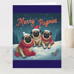 Merry Pugmas van onze familie Kaart