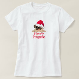 Merry Pugmas Women's Basic T-Shirt