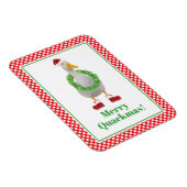 Merry Quackmas Christmas Magneet (Rechterzijde)