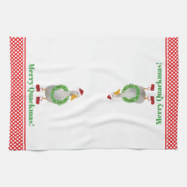 Merry Quackmas Eend Keuken Handdoeken