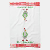 Merry Quackmas Eend Keuken Handdoeken (Verticaal)