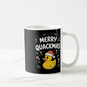 Merry Quackmas Kerst Rubber Eend S kerstcadeaus Koffiemok