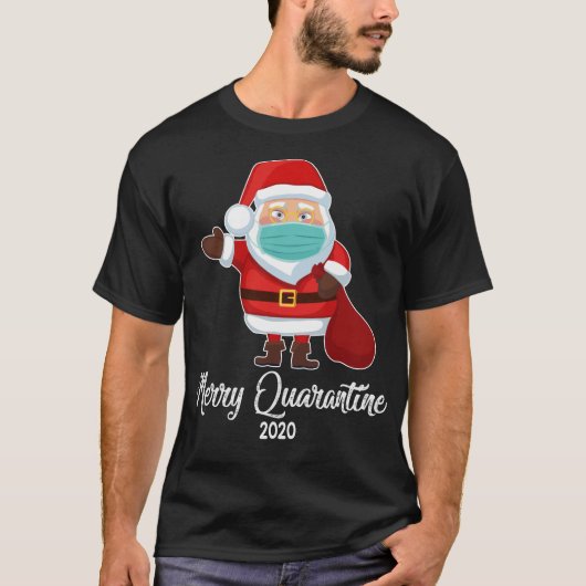 Merry Quarantine 2020 T-shirt (Voorkant)