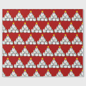 Merry Quarantine-kerstboom ToiletPaper Cadeaupapier (Vlak)