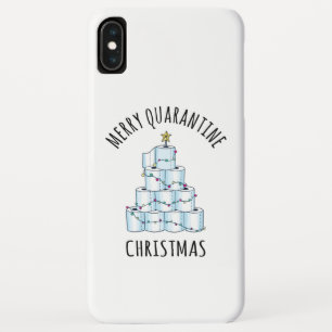 Merry Quarantine kerstboompapier Toilet Paper Case-Mate iPhone Case