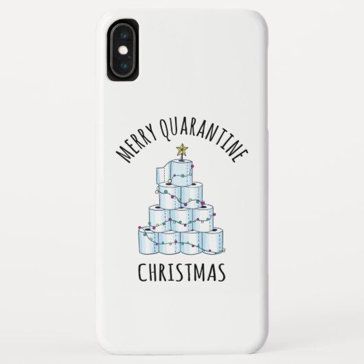 Merry Quarantine kerstboompapier Toilet Paper Case-Mate iPhone Case (Achterkant)