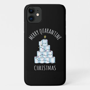 Merry Quarantine kerstboompapier Toilet Paper Case-Mate iPhone Case