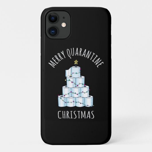 Merry Quarantine kerstboompapier Toilet Paper Case-Mate iPhone Case (Achterkant)